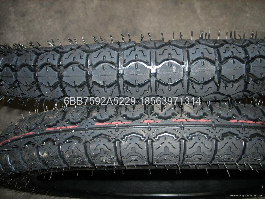 高品质摩托车轮胎300-18 4