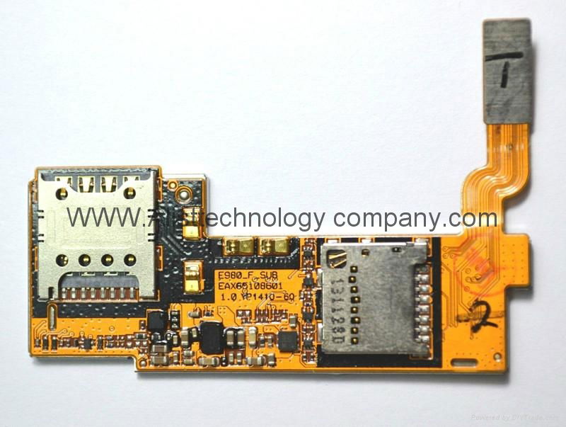 For LG Optimus G Pro E980 SD SIM Card Holders Reader Flex 4
