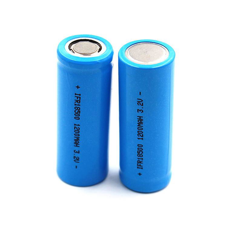 Solar light LiFePO4 battery 18500 1000mah 3.2v 4