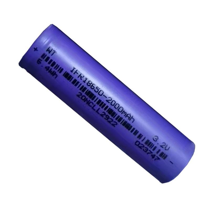 Solar light LiFePO4 battery 18650 2000mAh 3.2V 