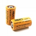 18350 1300mAh 3.7V 30A li-ion battery