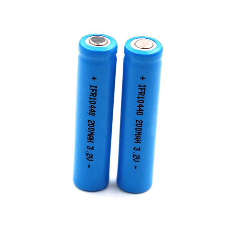LiFePO4 battery IFR10440 200mah 3.2v