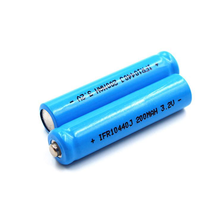 磷酸铁锂电池IFR10440 200mah 3.2v  4