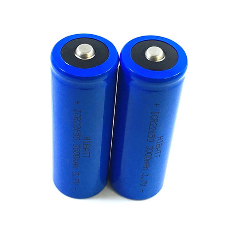 可充电锂电池22650 3000mAh 3.7V