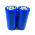 Rechargeable li-io battery 22500 2400mAh 3.7V