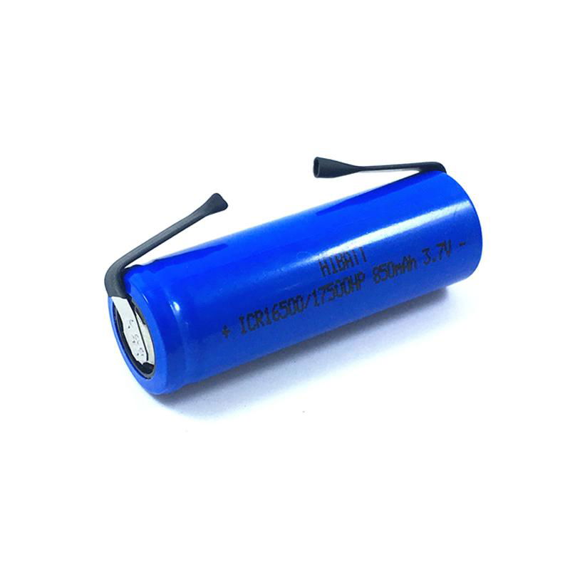 尖头/平头锂电池16500/17500 1200mAh 3.7V 3