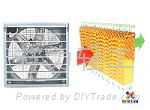 北京厂房通风降温负压风机湿帘系统