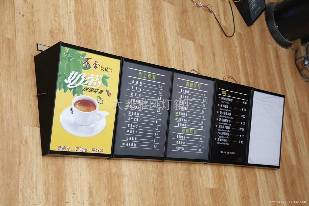 肯德基弧形點餐燈箱 3