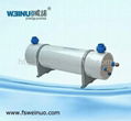 Industrial titanium heat exchanger