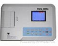 three channel ECG machine with 12 leads LC302