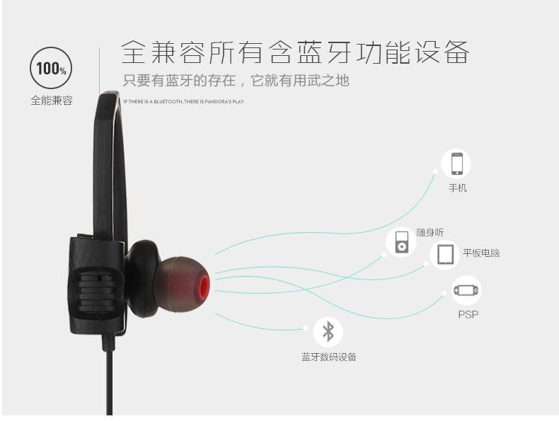Q9运动蓝牙耳机 V4.1