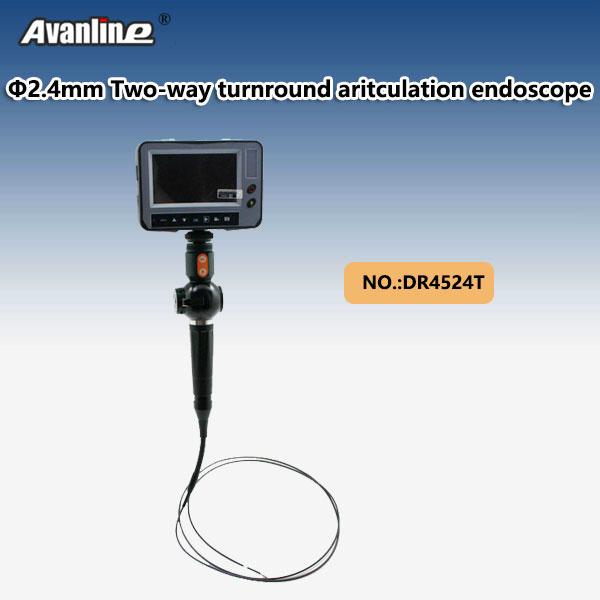 2.4mm Two-way turnround aritculation industrial endoscope