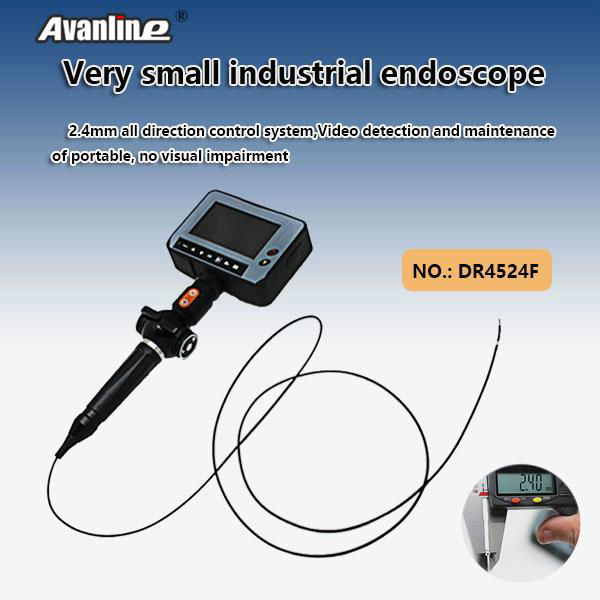 2.4mm Four-way turnround aritculation endoscope camera