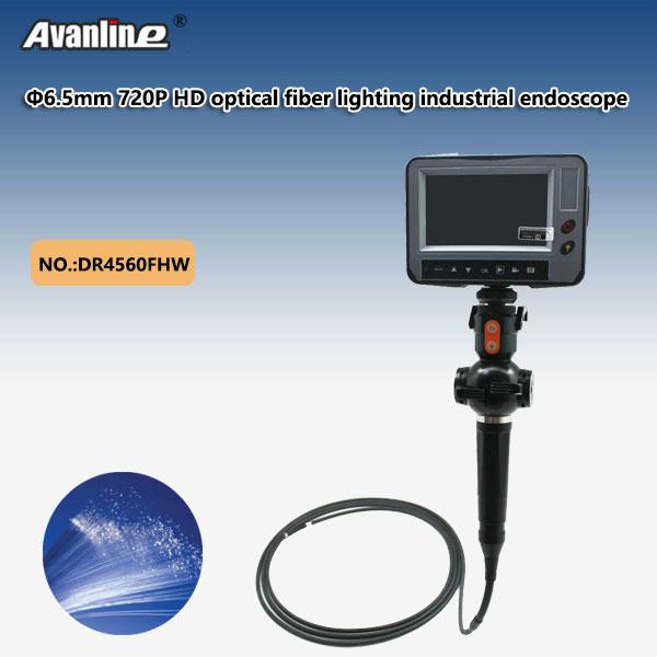 6mm 720P HD optical fiber lighting industrial endoscope