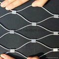 1 mm 40 mm x 70 mm Flexible Stainless Steel Diamond Wire Cable Mesh 2