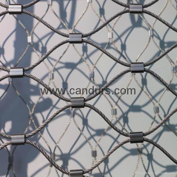 不锈钢绳动物隔离网 3