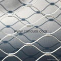 1.5 mm 160 mm x 280 mm Flexible Inox Rope Ferruled Mesh