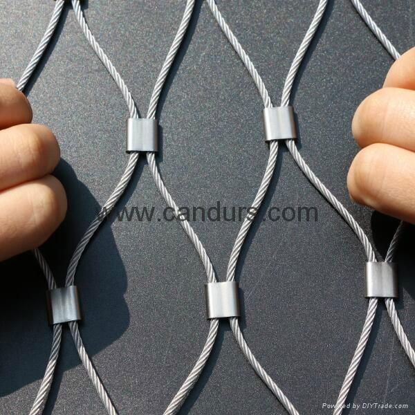 不锈钢卡扣钢丝绳网片 3