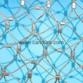 1.5 mm 180mm x 312 mm Flexible 316 Stainless Steel Wire Rope Mesh 4