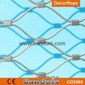 Ferruled Stainless Steel Cable Wire Rope Leopard Enclosure Mesh In Zoo 3