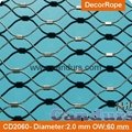 Ferruled Stainless Steel Cable Wire Rope Leopard Enclosure Mesh In Zoo 4