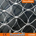 Ferruled Stainless Steel Cable Wire Rope Lion Enclosure Mesh In Zoo