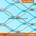 Diamond Ferruled Stainless Steel Wire Rope Cable Handrail Balcony Infill Mesh 2