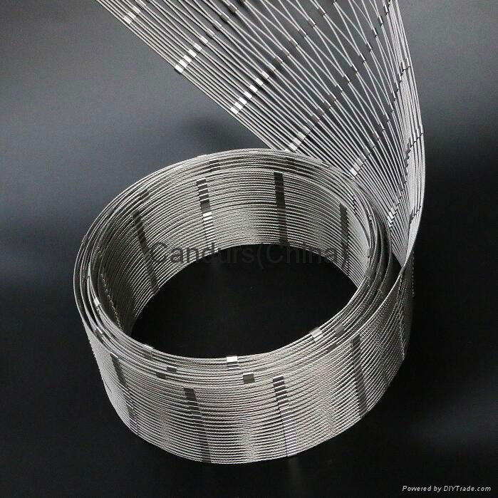 3 mm 180 mm x 312 mm Stainless Steel Wire Rope Web Net 3