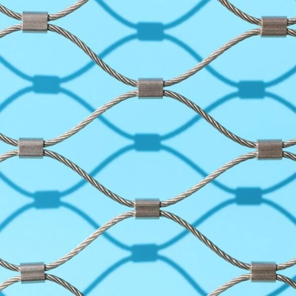 不锈钢丝绳安全围栏网 3
