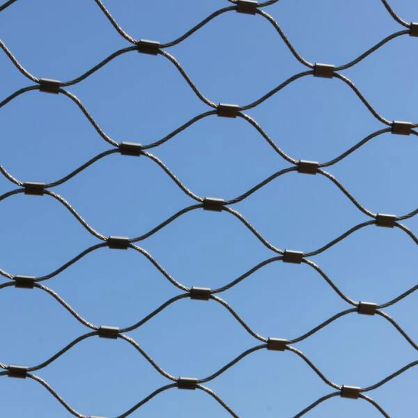 Stainless Steel Security Rope Mesh Fence 4