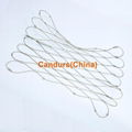 2.0mm 100 mm Mesh 316 Flexible Stainless Steel Wire Cable Mesh 4