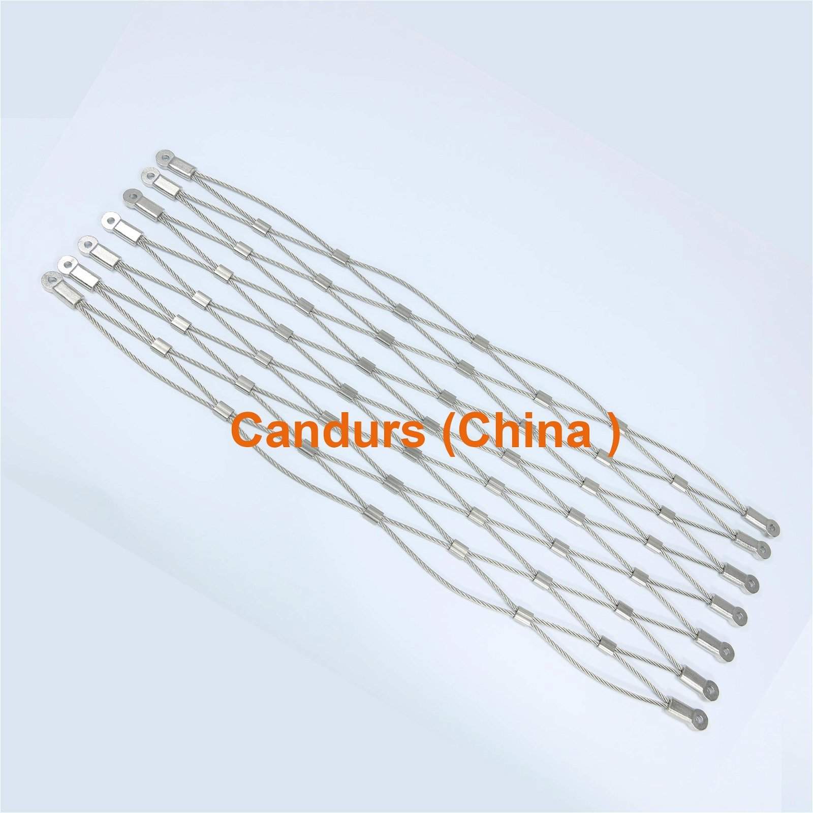 2.0mm 100 mm Mesh 316 Flexible Stainless Steel Wire Cable Mesh 5