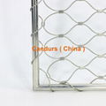 1.5 mm 180mm x 312 mm Flexible 316 Stainless Steel Wire Rope Mesh 7