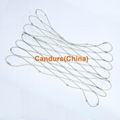 1.5 mm 180mm x 312 mm Flexible 316 Stainless Steel Wire Rope Mesh