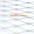 1.5 mm 180mm x 312 mm Flexible 316 Stainless Steel Wire Rope Mesh 3