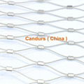 1.5 mm 180mm x 312 mm Flexible 316 Stainless Steel Wire Rope Mesh