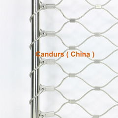 Flexible Stainless Steel Rope Fence On Bridges And Staircase