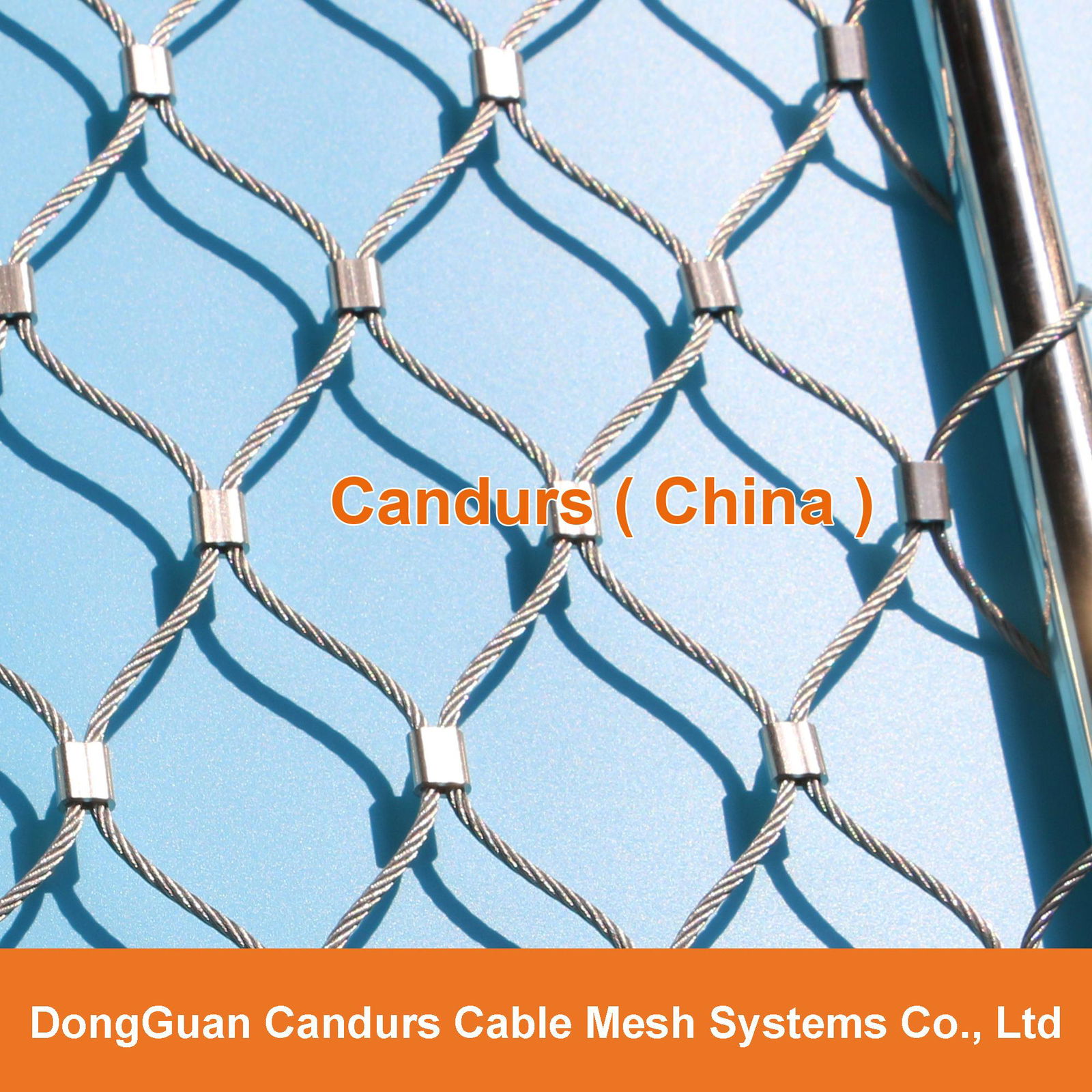 Stainless Steel Wire Rope Staircase Safety Net 5