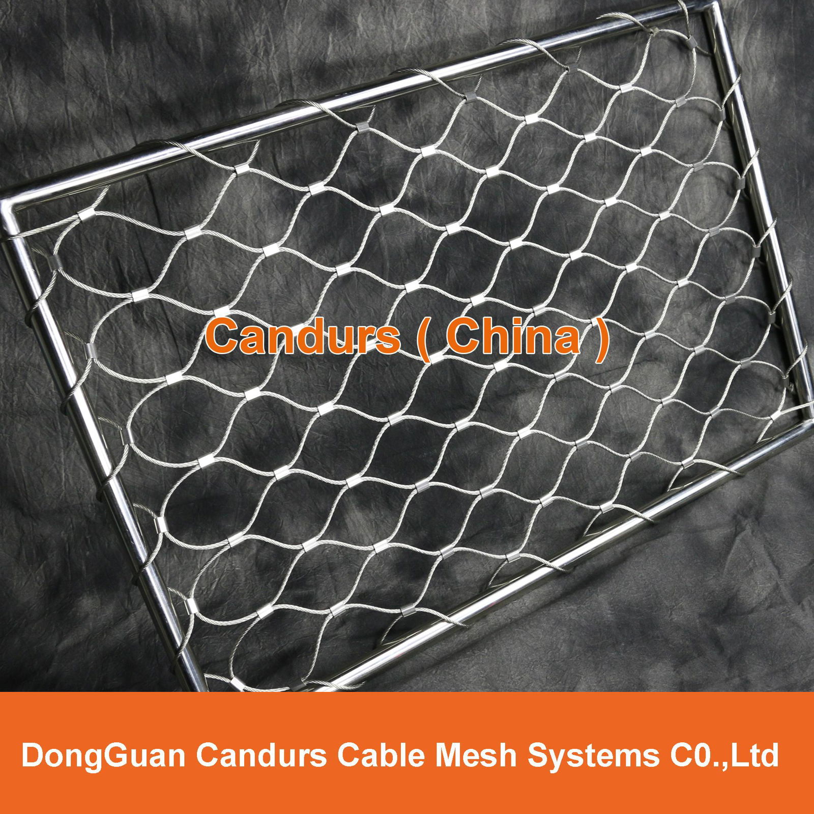 Flexible Rope Fence Panel For Security