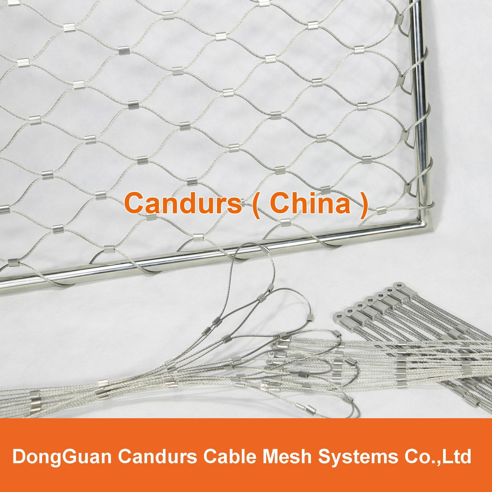 Flexible Rope Fence Panel For Security 2