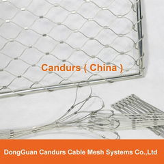 室内、室外绿色植物攀爬不锈钢丝绳网