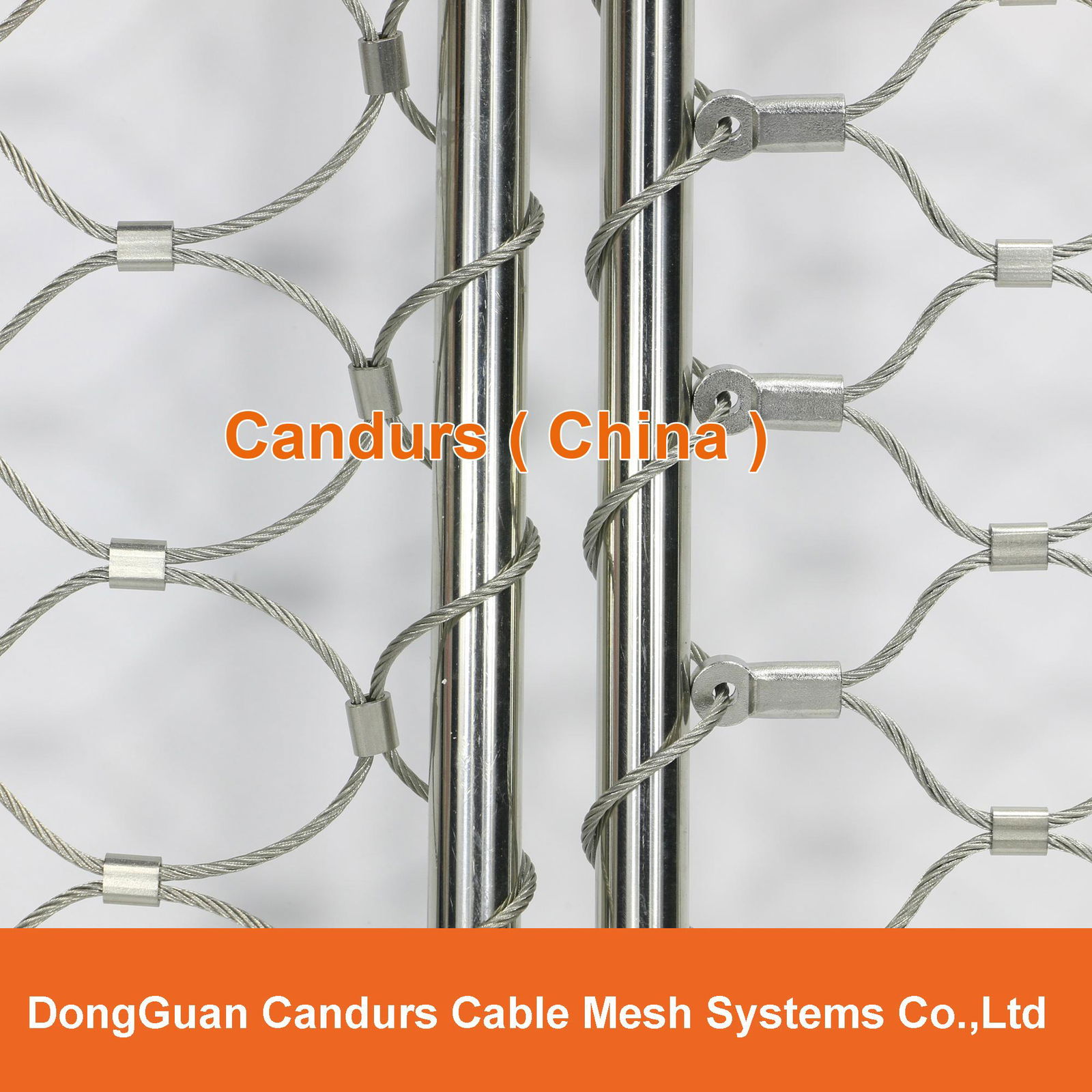 Stainless Steel Cable Net Tubular Frame