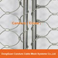 Stainless Steel Cable Net Tubular Frame