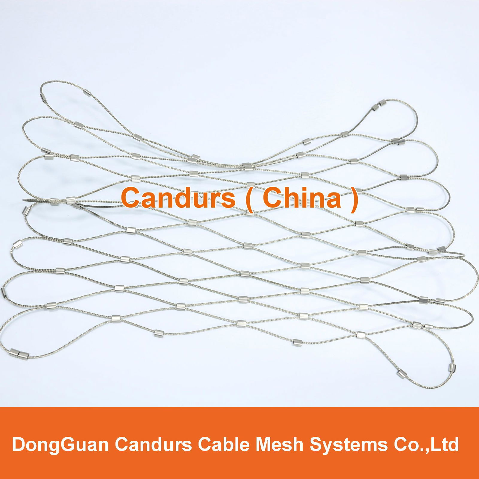 不锈钢丝绳隔离网 5