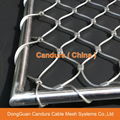 1 mm 80 mm x 140 mm Stainless Steel Clip Cable Netting