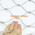 1 mm 80 mm x 140 mm Stainless Steel Clip Cable Netting 17