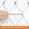 1 mm 80 mm x 140 mm Stainless Steel Clip Cable Netting