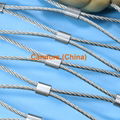 1 mm 80 mm x 140 mm Stainless Steel Clip Cable Netting 4