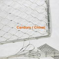 1 mm 80 mm x 140 mm Stainless Steel Clip Cable Netting