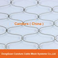 3 mm 120 mm x 210 mm AISI 316 Flexible Inox Cable Mesh Netting 4